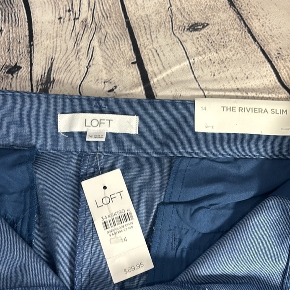NWT Loft women’s  blue trousers - Picture 3 of 5